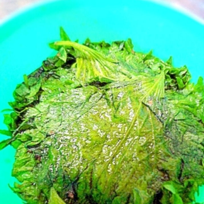 大葉の醤油麹漬け